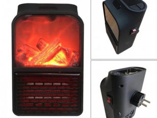 Портативный обогреватель с имитацией камина Flame Heater foto 4