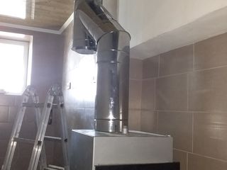 Producere si montare, coş de fum din inox. la un ptert foarte avantajos.direct de la producator foto 3