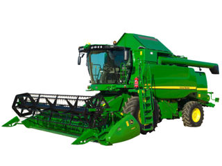 Servicii recoltare floarea soarelui si porumb cu john deere w550