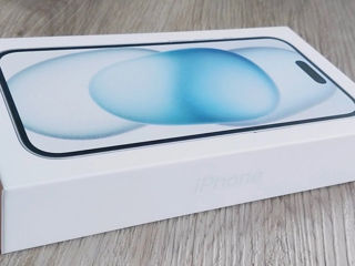 iPhone 15 plus Blue 256gb nou! Garantie 1an! Sim fizic! Livrare Chisinau foto 2