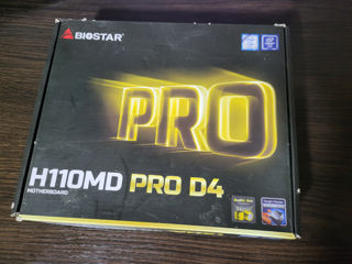 H110MD Pro D4. Set procesor + placă de bază + cooler + SSD 128GB – în stare excelentă foto 2