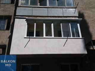 Балконы в старых домах , выполним ремонт, кладка под будущее остекление, остекление пвх , фото 3