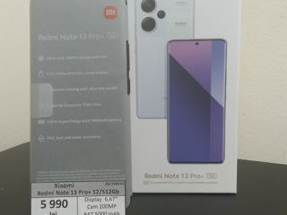 Xiaomi Redmi Note 13 Pro+ 12/512Gb, 5990 lei