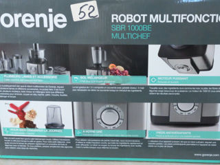 Robot de bucătărie Gorenje SBR 1000 BE,negru foto 6