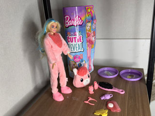 Barbie Cutie Reveal Doll with Pink Hair & Teddy Bear Costume Barbie Cutie Reveal (HKR04)