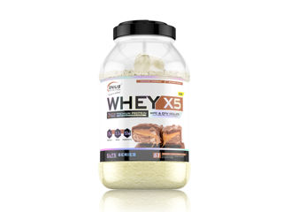 Proteine din zer Genius Nutrition Whey X5 - 2 kg.