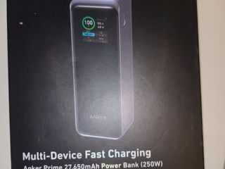 Зарядные станции Anker Prime 27650mAh 250W, Baseus EnerGeek GP12 145W фото 0