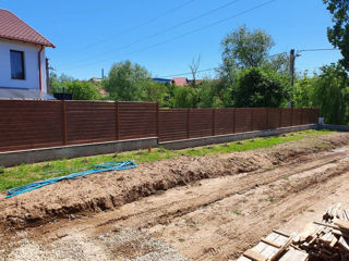 Garduri din beton,garduri din plite,garduri la comandă, chișinău, фундамент под забора!!! foto 9