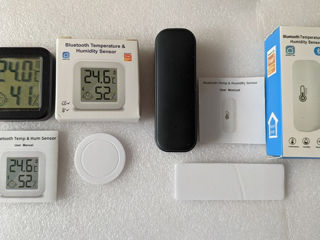 Умные датчики температуры и влажности Wi-Fi Tuya с дисплеем и без. foto 1
