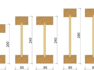 Green home prezintă: grinzi din lemn cu secțiune dublu t foto 2