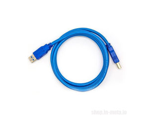 Cablu USB 3.0 type A, Male to Male 1,5 metru foto 1