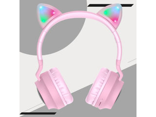 Cat ear wireless headphones foto 2