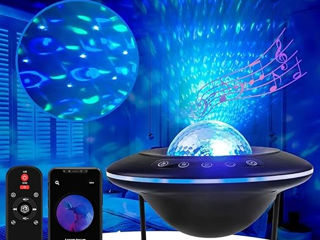 LED Star Projector with Bluetooth Speaker foto 1