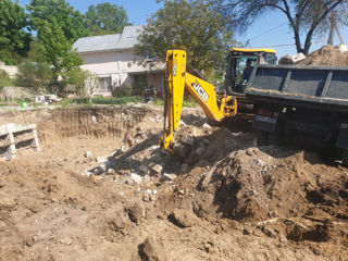 Servicii bobcat excavator buldoexcavator demolare evacuare nisip curățirea terenului kamaz nisip pgs foto 5