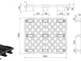 Export Plastic Pallet : 1200x1000 + 1200x800 foto 6