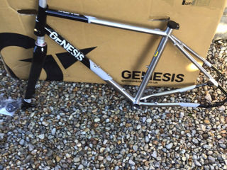 Genesis Equilibrium Reynolds 931 Disc Frameset Dream Build - inox - нержавеющая сталь foto 0