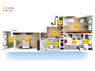 "Studentilor Residence" - Apartamente - 600 €/m2 !!! foto 8