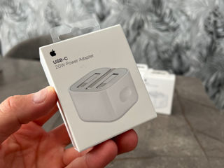 Apple 20W Power Adapter USB-C Noi! foto 2