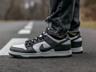 Nike SB Dunk Black/White Unisex foto 4