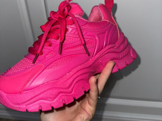 Adidași sport damă - roz neon foto 5