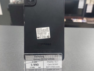 Samsung Galaxy S22 8/128 Gb - 5590 lei