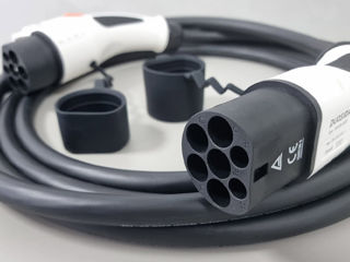 Cablu (cu fișe) pentru încărcător DUOSIDA Type 2 - GB/T, 22 kW, 32A, 380V (Trifazat) foto 3
