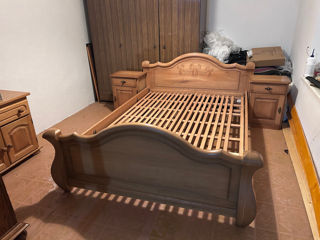 Vand dormitoare din lemn natural foto 6