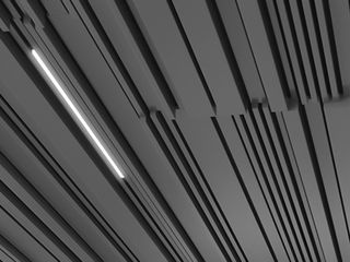 Мултипанельные кубообразные алюминиевые подвесные потолки, tavane lamelare foto 5