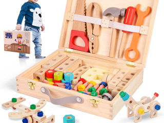 Jucării din lemn Set de instrumente pentru copii