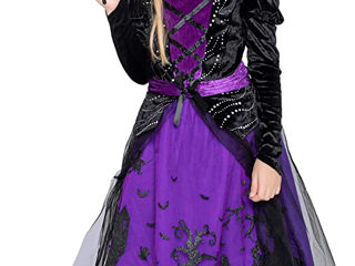 Комплект костюма ведьмы wesprex для девочек с котелком, шляпой и волшебной палочкой