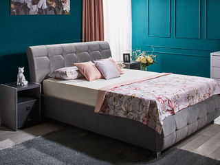 Dormitor Ambianta Samba 1.4 m grey,  echilibru intre pret si calitate