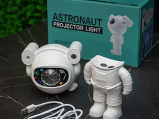 Proiector Astronaut laser galactic cu telecomandă și boxă. Ночник и проектор космонавт с колонкой foto 2
