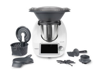 Robot de bucatarie Thermomix TM6 2024, 20 functii, Ecran tactil, Alb/Negru + accesoriile necesare foto 3