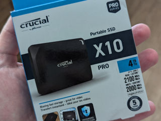 Crucial X10 Pro 4TB Portable SSD Новый