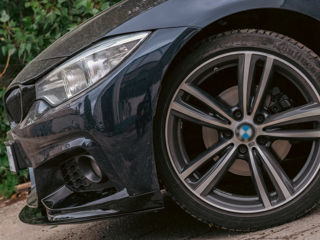 Prelungire Bara Fata guba buza BMW Seria 4 F32 F33 F36 (2013-03.2019) M Design Negru Lucios foto 8