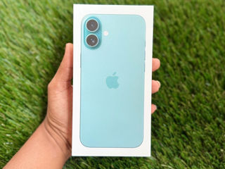 iPhone 16 plus 128gb Teal nou! Orice control! Livrare Chisinau