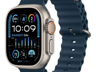 Apple Watch Ultra 2 Titanium Blue Ocean Band 49mm New!