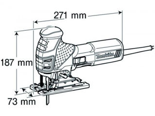 Оригинальный лобзик Makita 720 watt foto 9