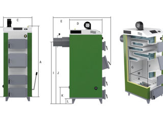 Cazan pe combustibil solid Drewmet - Livrare în toată Moldova! foto 2