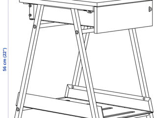 Tumbă calitativă și stilată Ikea 34x56 foto 5