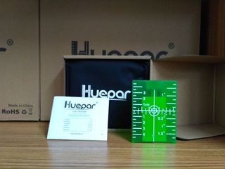 Профессиональный зелёный лазерный нивелир huepar 902cg foto 3