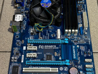 Gigabyte GA-Z77-DS3H + i5-3570K + DDR3 8GB foto 1