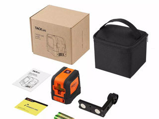 TackLife SC-L01 Red Cross Line Laser, Bracket for Tripod & Case foto 0