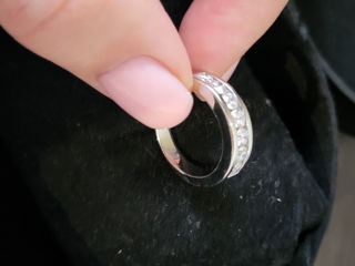 Кольцо с брилиантами. 1ct общий вес камней foto 2