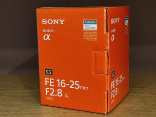 Sony FE 16-25mm F2.8, Nou Sigilat!