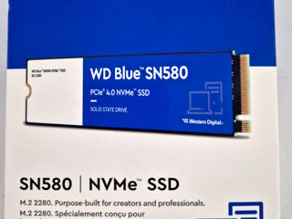 WD BLUE SN580 2TB (4150/4150Mb) Новый - 2200 Лей