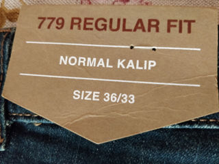 Новые мужские классические джинсы, размер 36/33 (Турция). foto 4