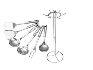 Set pentru bucătărie pe suport din inox 3212-8