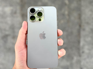 iPhone 15 Pro Max Natural Titanium 256Gb Nou , Neactivat!