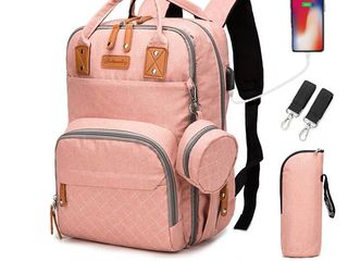 Rucsac pentru mamici - Rucsac pentru scutece, Geanta bebe multifunctionala, рюкзак для мамы foto 7